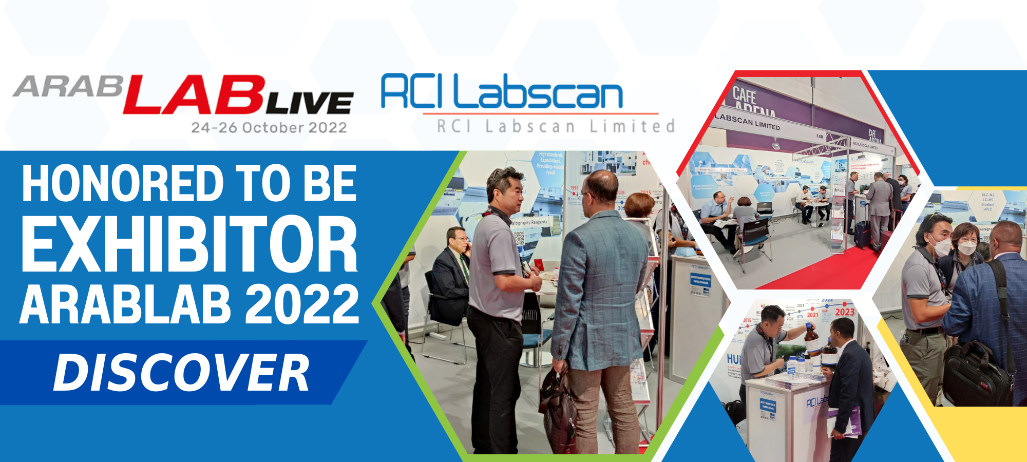 RCI Labscan Ltd honored to be the exhibitor at ARABLAB 2022