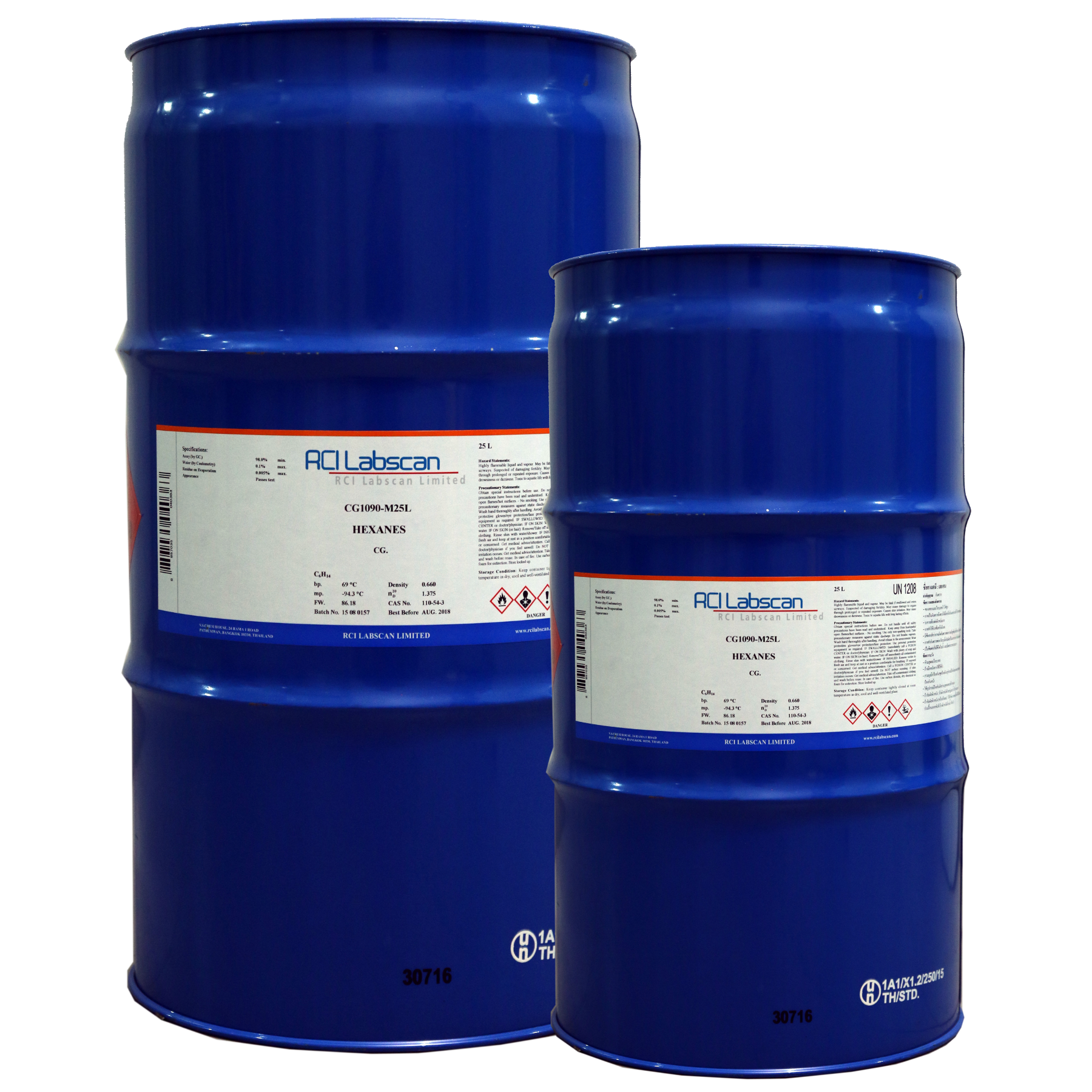 Ethyl Acetate, Anhydrous (100 ppm) - RCI LABSCAN LIMITED (EN)