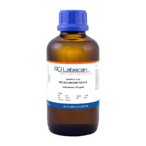 Dichloromethane stabilized with Amylene Anhydrous 10 ppm G1L, CAS No. 75-09-2, Brand: RCI Labscan