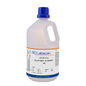 Sulfuric Acid 60% AR P2.5L, CAS No. 7664-93-9, Brand: RCI Labscan