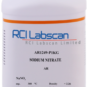 Sodium Nitrate AR P1KG, CAS No. 7631-99-4, Brand: RCI Labscan