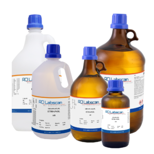 Ethanol AR, CAS No. 64-17-5, Brand: RCI Labscan