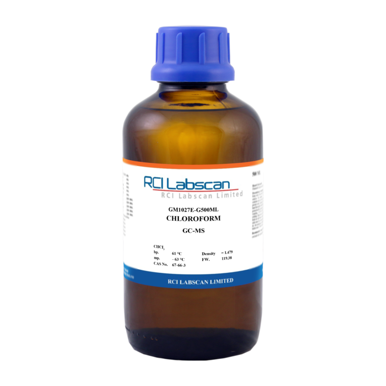 Chloroform, GC-MS - RCI LABSCAN LIMITED (EN)
