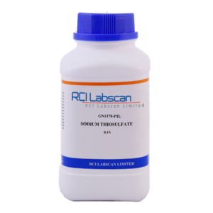 Sodium Thiosulfate 0.1N standard solution P1L, CAS No. 7772-98-7, Brand: RCI Labscan