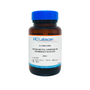 Tetrabutyl Ammonium Hydrogen Sulfate HPLC G100G, CAS No. 32503-27-8, Brand: RCI Labscan