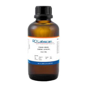 Formic Acid 99% ULC-MS G500ML, CAS No. 64-18-6, Brand: RCI Labscan