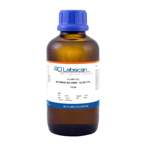 Hydrochloric Acid 37% VLSI G1L, CAS No. 7647-01-0, Brand: RCI Labscan