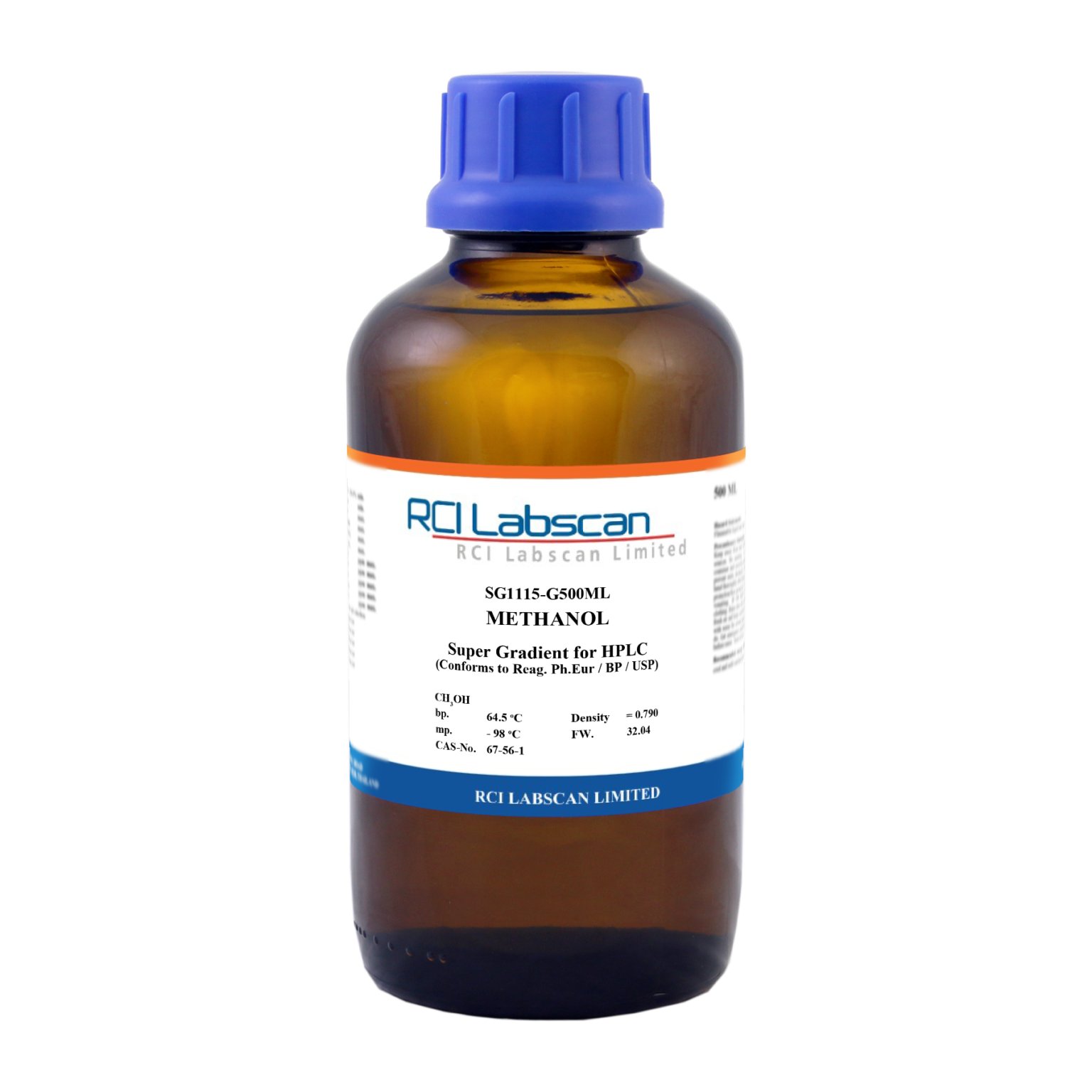 Methanol Gradient Methanol, Super Gradient for HPLC - RCI LABSCAN LIMITED (EN)