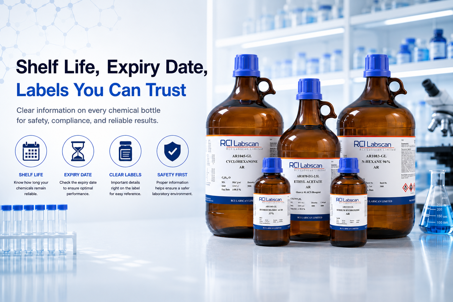 Shelf Life vs Expiry Date: What's the Difference for Laboratory Chemicals?