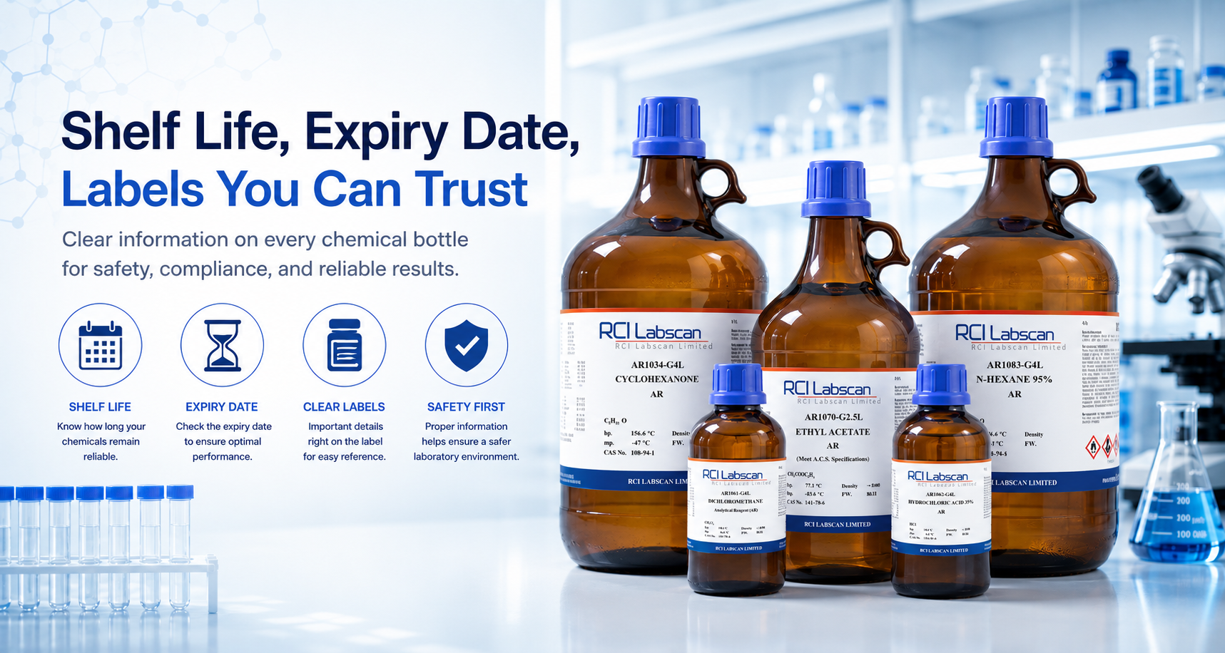 Shelf Life vs Expiry Date: What's the Difference for Laboratory Chemicals?