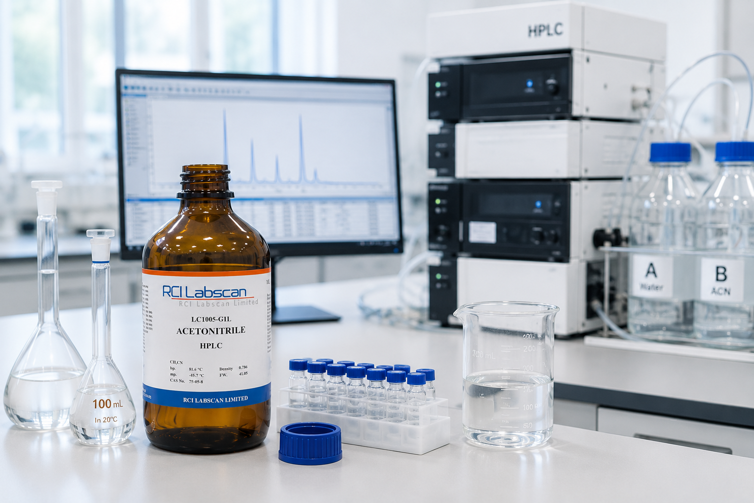 acetonitrile-hplc-laboratory-solvent