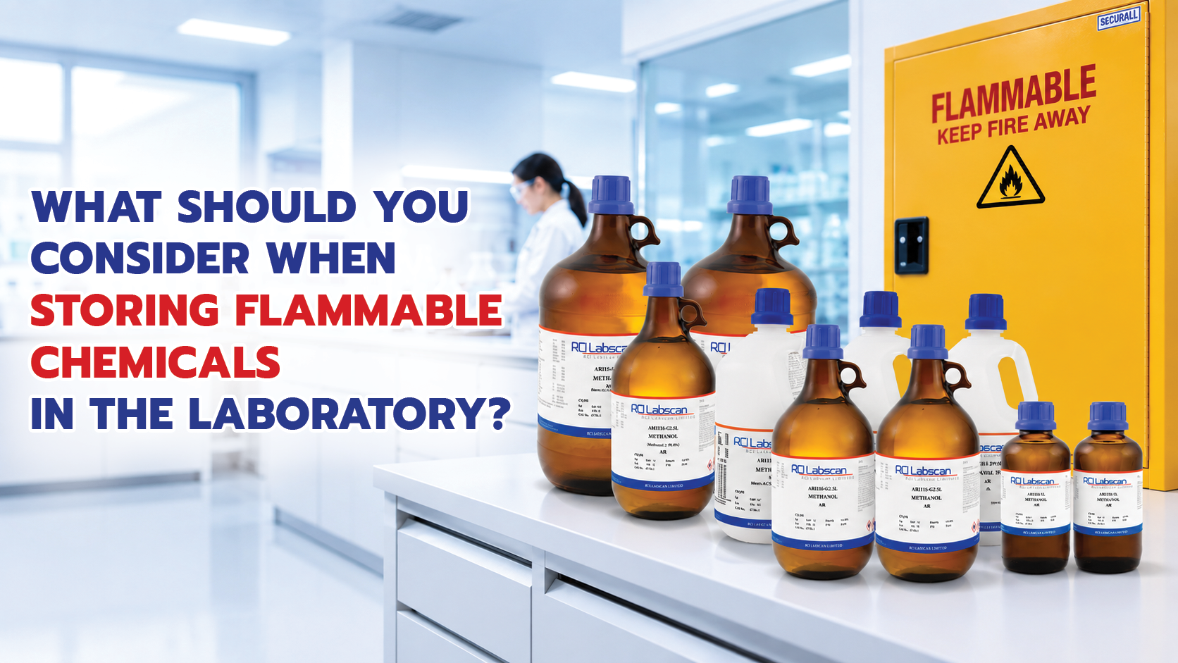 What Should You Consider When Storing Flammable Chemicals in the Laboratory?