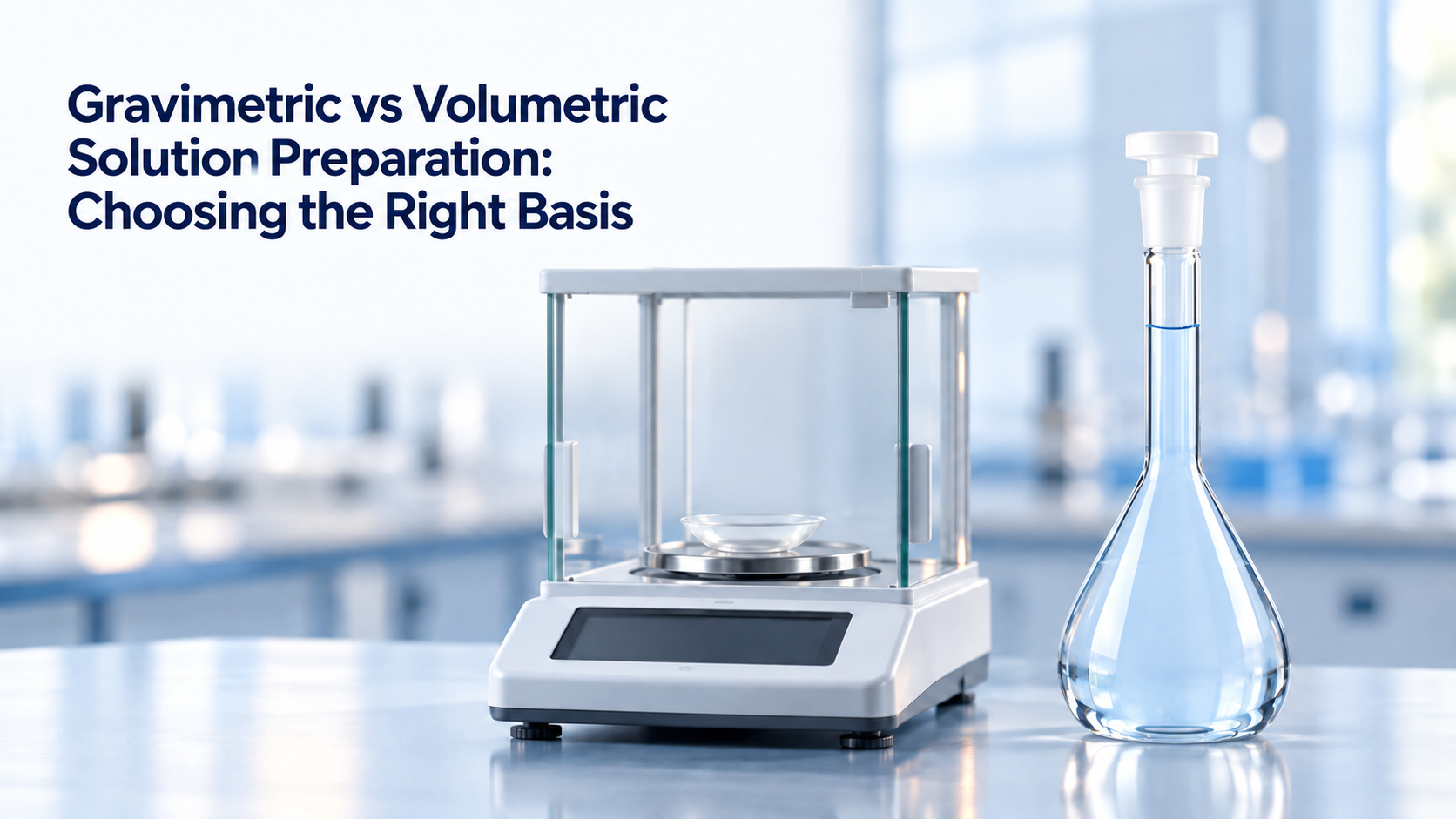 Gravimetric vs Volumetric Solution Preparation: Choosing the Right Basis